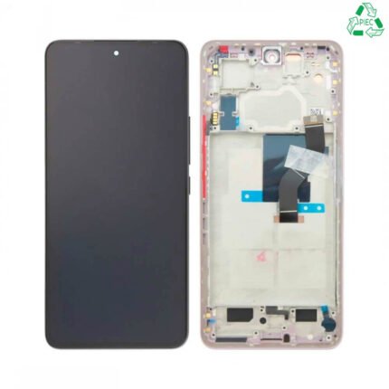 Ecran Tactile Original Pulled avec Châssis (PIEC) Xiaomi 12 Lite Rose Clair