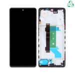 Ecran Tactile Original Pulled avec Châssis (PIEC) Xiaomi Redmi Note 12 Pro+ 5G Noir