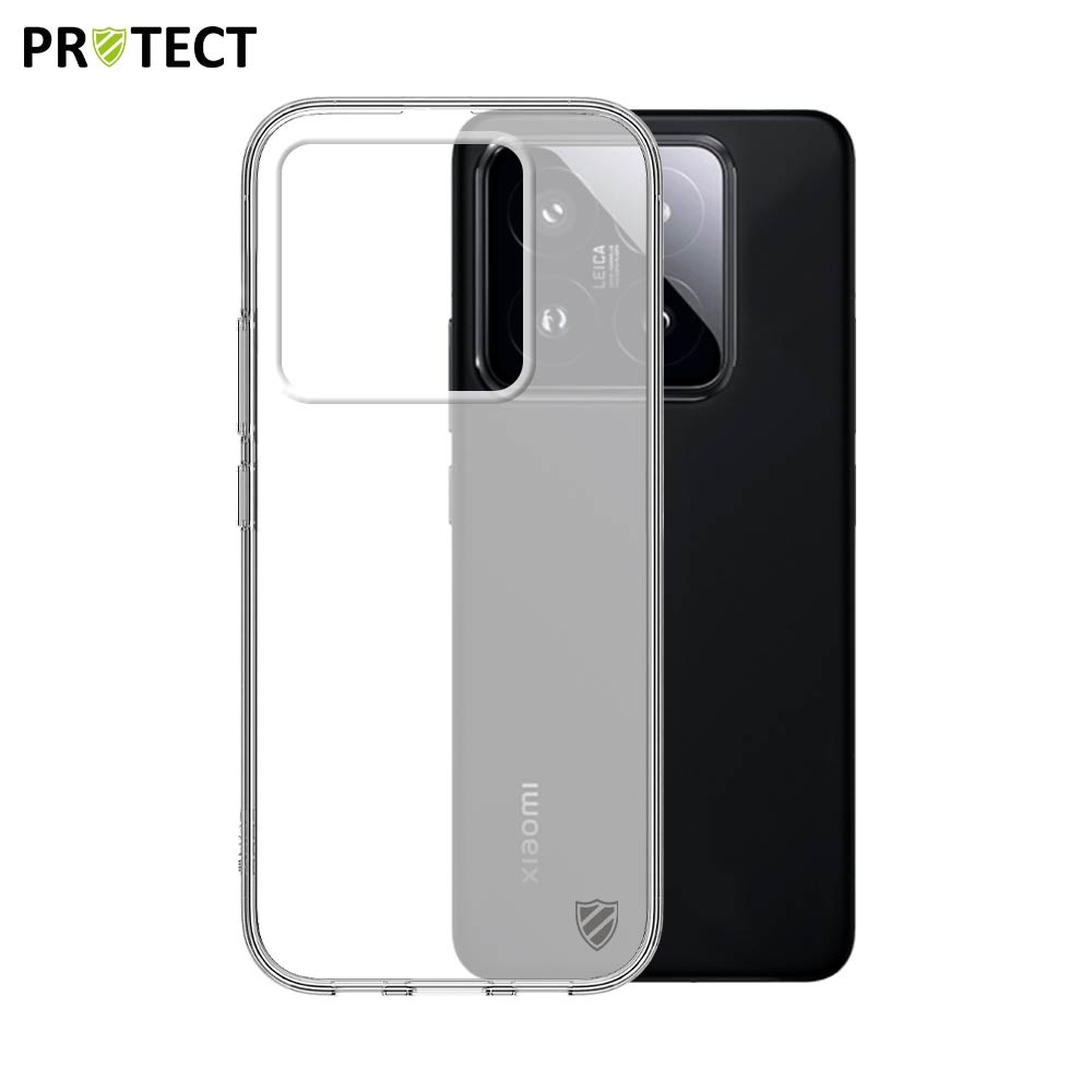 3000000230404.jpg Coque Silicone PROTECT pour Xiaomi 14 Pro Transparent – Image 1