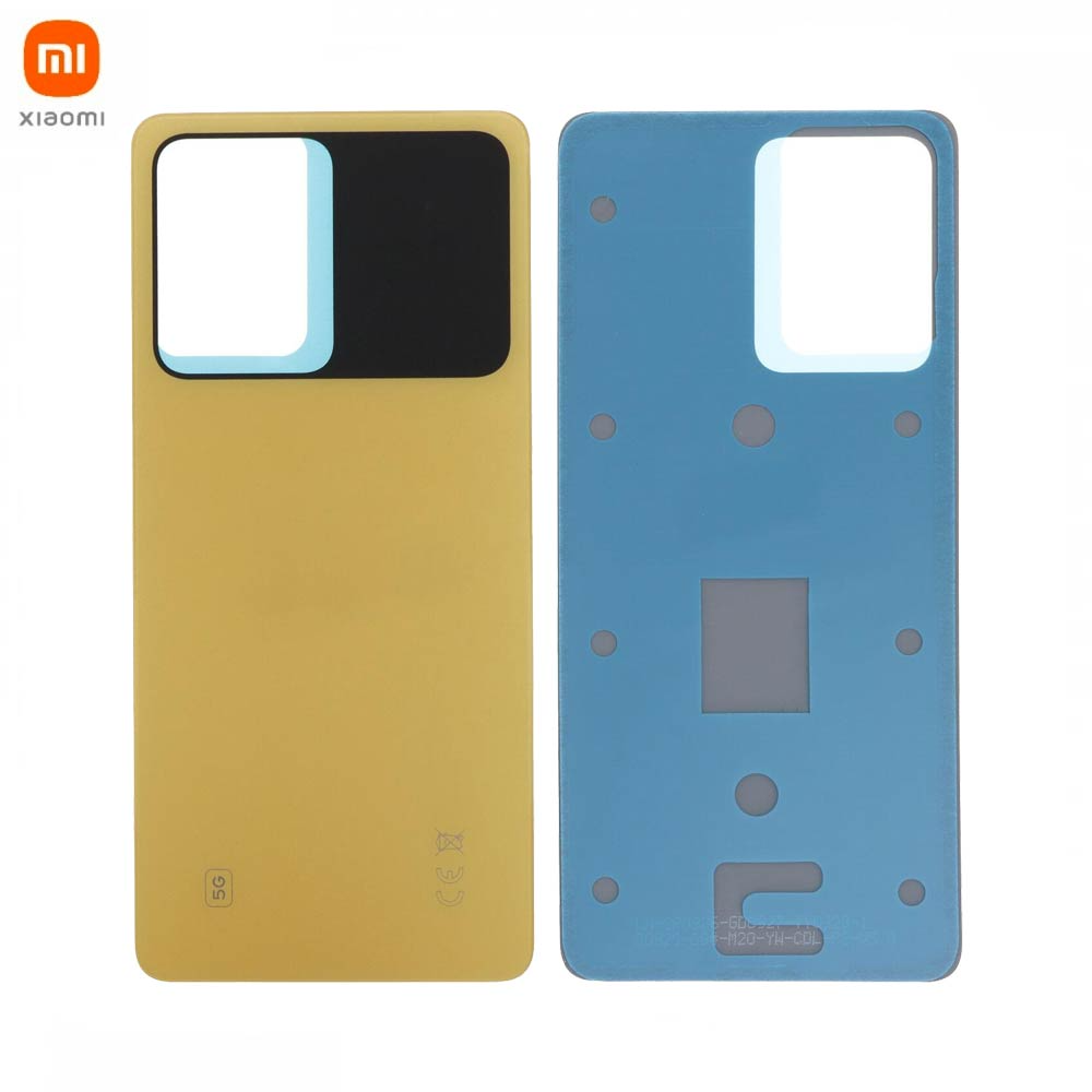3000000233726.jpg Cache Arrière Original Xiaomi Poco X5 Pro 5G 1610111000654A Jaune – Image 1