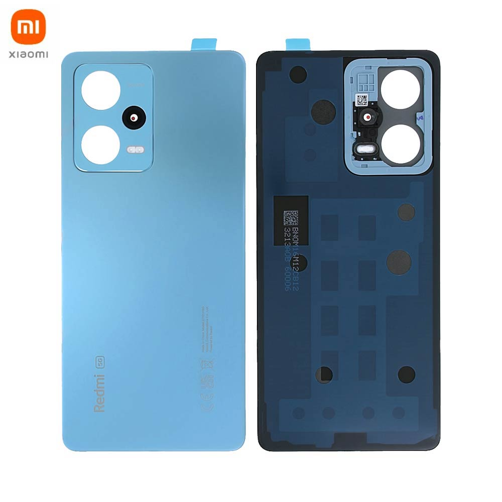3000000256978.jpg Cache Arrière Original Xiaomi Redmi Note 12 Pro 5G 5600280M1600 Bleu Ciel – Image 1