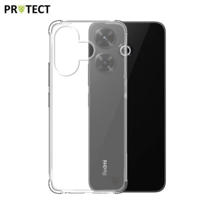 Coque Silicone Renforcée PROTECT pour Xiaomi Redmi 13 4G Transparent