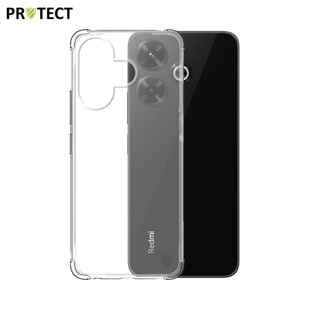 3000000310052.jpg Coque Silicone Renforcée PROTECT pour Xiaomi Redmi 13 4G Transparent – Image 1