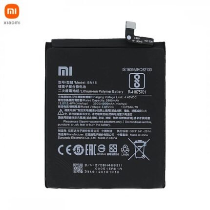 Batterie Originale Xiaomi Redmi Note 8T/Redmi Note 8/Redmi Note 8 2021 46BN46A090H8 46BN46B08014 46BN46G04014 46BN46G08014 BN46