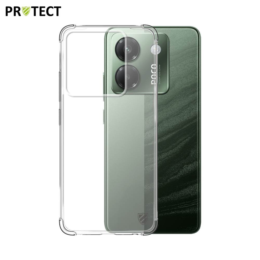 3000000378526.jpg Coque Silicone Renforcée PROTECT pour Xiaomi Poco M7 Pro 5G Transparent – Image 1