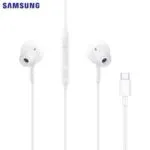 Écouteurs Filaires USB-C Samsung GP-OAU021AMDWW AKG Earphones EO-IC100BWE Bulk Blanc