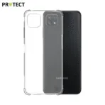 Coques Silicone PROTECT pour Samsung Galaxy A22 5G A226B Bulk Transparent