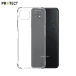 Coques Silicone PROTECT pour Samsung Galaxy A22 5G A226B Bulk Transparent