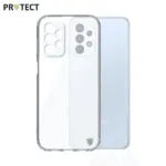 Coques Silicone PROTECT pour Samsung Galaxy A23 5G A236/Galaxy A23 4G A235 Bulk Transparent