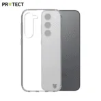 Coques Silicone PROTECT pour Samsung Galaxy S23 Plus 5G S916 Bulk Transparent