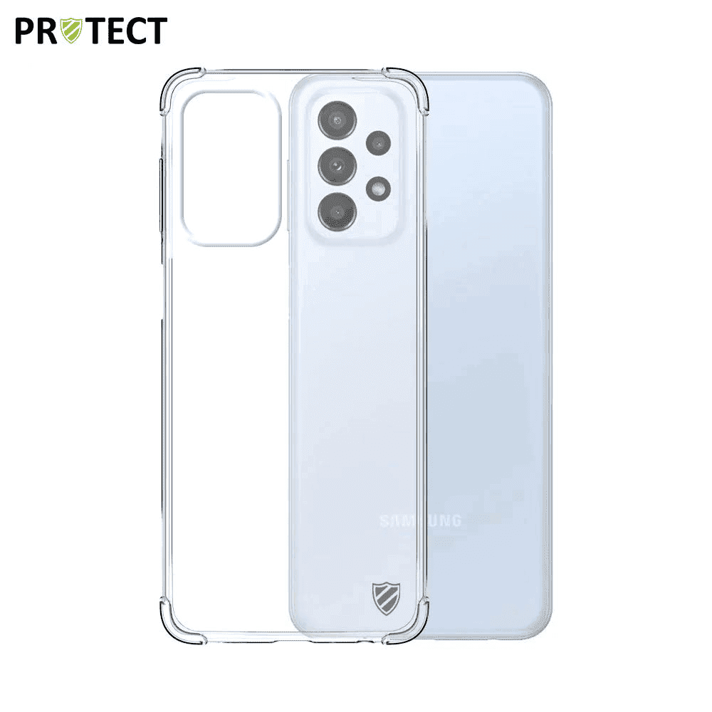 img_4369 Coques Silicone Renforcée PROTECT pour Samsung Galaxy A23 5G A236/Galaxy A23 4G A235 Bulk Transparent – Image 1