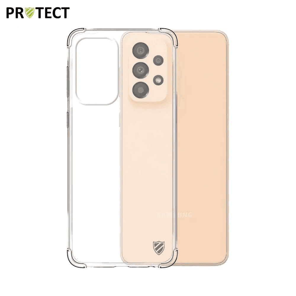 img_4373 Coques Silicone Renforcée PROTECT pour Samsung Galaxy A33 5G A336 Bulk Transparent – Image 1
