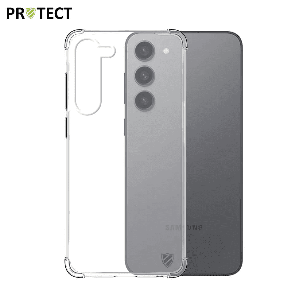 img_4385 Coques Silicone Renforcée PROTECT pour Samsung Galaxy S23 Plus 5G S916 Bulk Transparent – Image 1