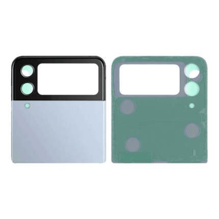 Cache Arrière Premium Samsung Galaxy Z Flip 4 5G F721 (Supérieur) Bleu