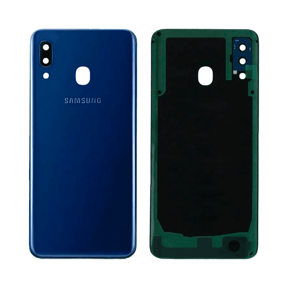 img_4684 Cache Arrière Premium Samsung Galaxy A20 A205 Bleu – Image 1