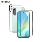 Pack de Protection Coque + Protection Lentille + Verre Trempé PROTECT pour Samsung Galaxy A26 5G A266 Transparent