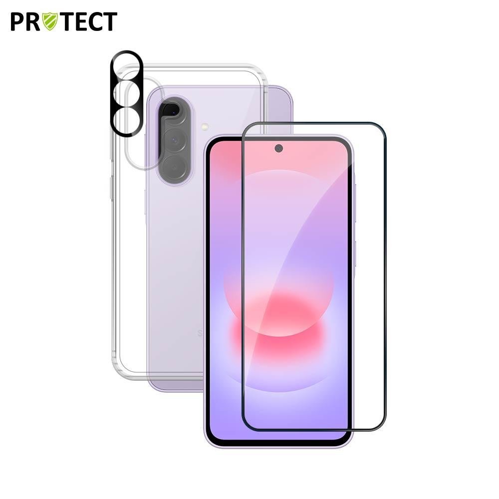 img_4752 Pack de Protection Coque + Protection Lentille + Verre Trempé PROTECT pour Samsung Galaxy A37 5G A376 Transparent – Image 1