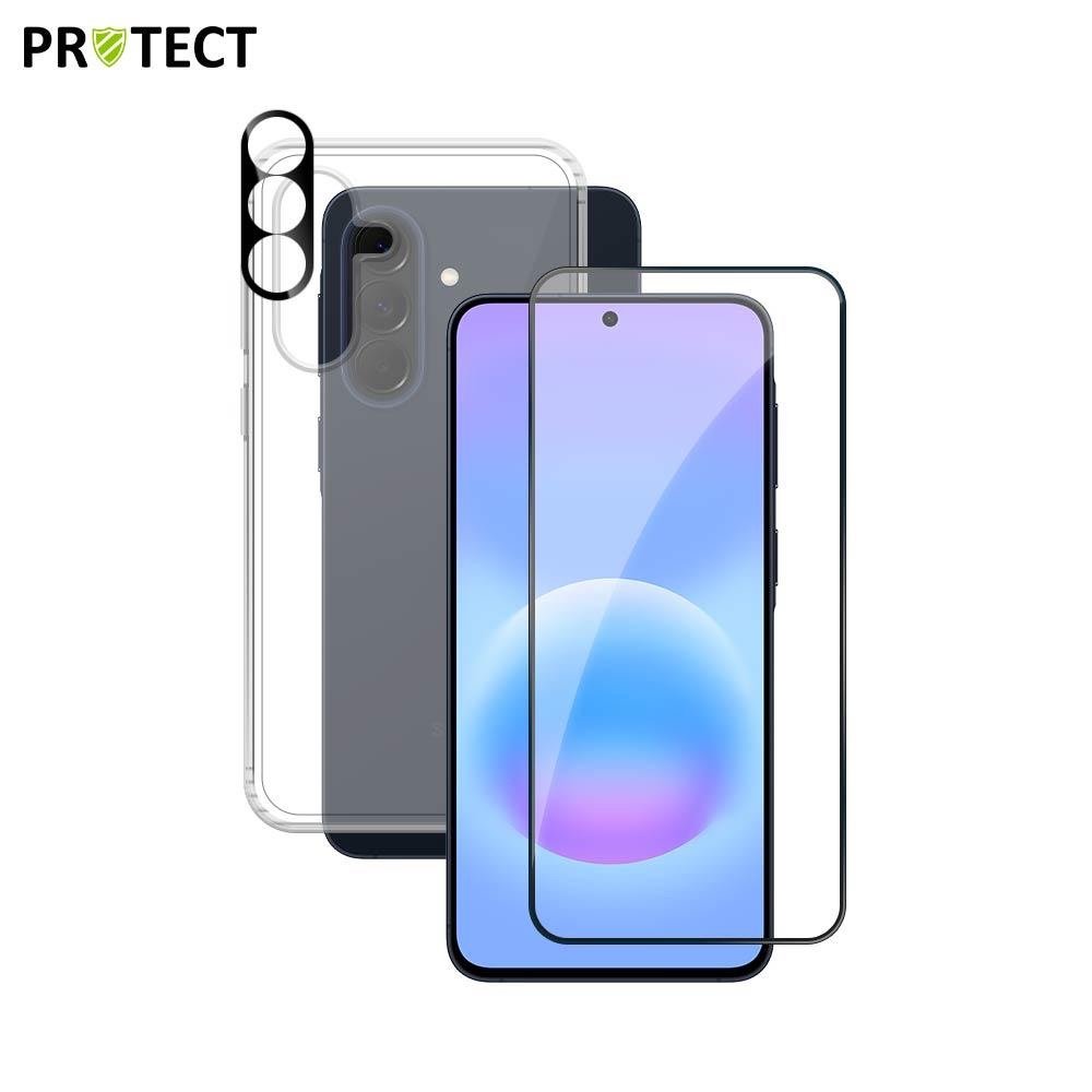 img_4764 Pack de Protection Coque + Protection Lentille + Verre Trempé PROTECT pour Samsung Galaxy A57 5G A576 Transparent – Image 1