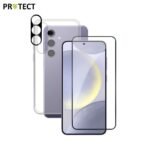 Pack de Protection Coque + Protection Lentille + Verre Trempé PROTECT pour Samsung Galaxy S24 Plus 5G S926 Transparent