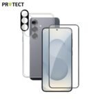 Pack de Protection Coque + Protection Lentille + Verre Trempé PROTECT pour Samsung Galaxy S25 Plus S936 Transparent
