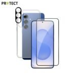 Pack de Protection Coque + Protection Lentille + Verre Trempé PROTECT pour Samsung Galaxy S25 S931 Transparent