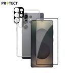 Pack de Protection Intégrale PROTECT Samsung Galaxy S25 Ultra S938 Transparent - Coque + Verre Trempé + Lentille | GSM Multi Services