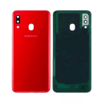 Cache Arrière Premium Samsung Galaxy A20 A205 Rouge