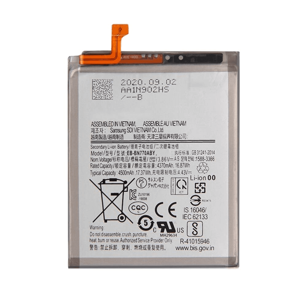 img_5030 Batterie Premium Samsung Galaxy Note 10 Lite N770 EB-BN770ABY – Image 1
