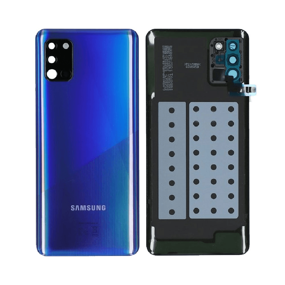 img_5173 Cache Arrière Premium Samsung Galaxy A31 A315 Bleu Prismatique – Image 1