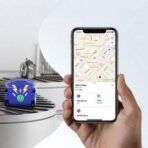Traceur GPS MILI MiLock iOS Apple Find My Blanc