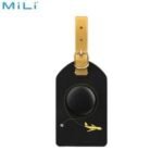 Traceur GPS MILI MiTag Duo avec Étiquette de Bagage en Cuir PU Apple Find My & Google Find Hub Noir