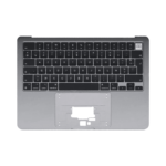 Top Case Apple MacBook Air M3 13" (2024) A3113 Rétro-Éclairage AZERTY Gris Sidéral