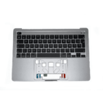 Top Case Apple MacBook Pro Retina 13" Touch Bar M1 (2020) A2338 Rétro-Éclairage AZERTY Gris Sidéral