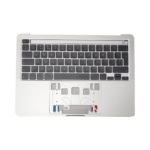 Top Case Apple MacBook Pro Retina 13" Touch Bar M1 (2020) A2338 Rétro-Éclairage QWERTY UK Argent