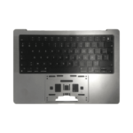 Top Case Apple MacBook Pro Retina 14" M1 Pro/M1 Max (2021) A2442/MacBook Pro 14" M2 Pro/M2 Max (2023) A2779 Rétro-Éclairage AZERTY Gris Sidéral