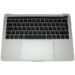 Top Case Apple MacBook Pro Touch Bar Retina 13" (2019) A1989/MacBook Pro Touch Bar Retina 13" (2018) A1989 AZERTY Argent