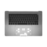 Top Case Apple MacBook Pro Touch Bar Retina 15" (2017) A1707/MacBook Pro Touch Bar Retina 15" (2016) A1707 avec Rétro-Éclairage Gris Sidéral