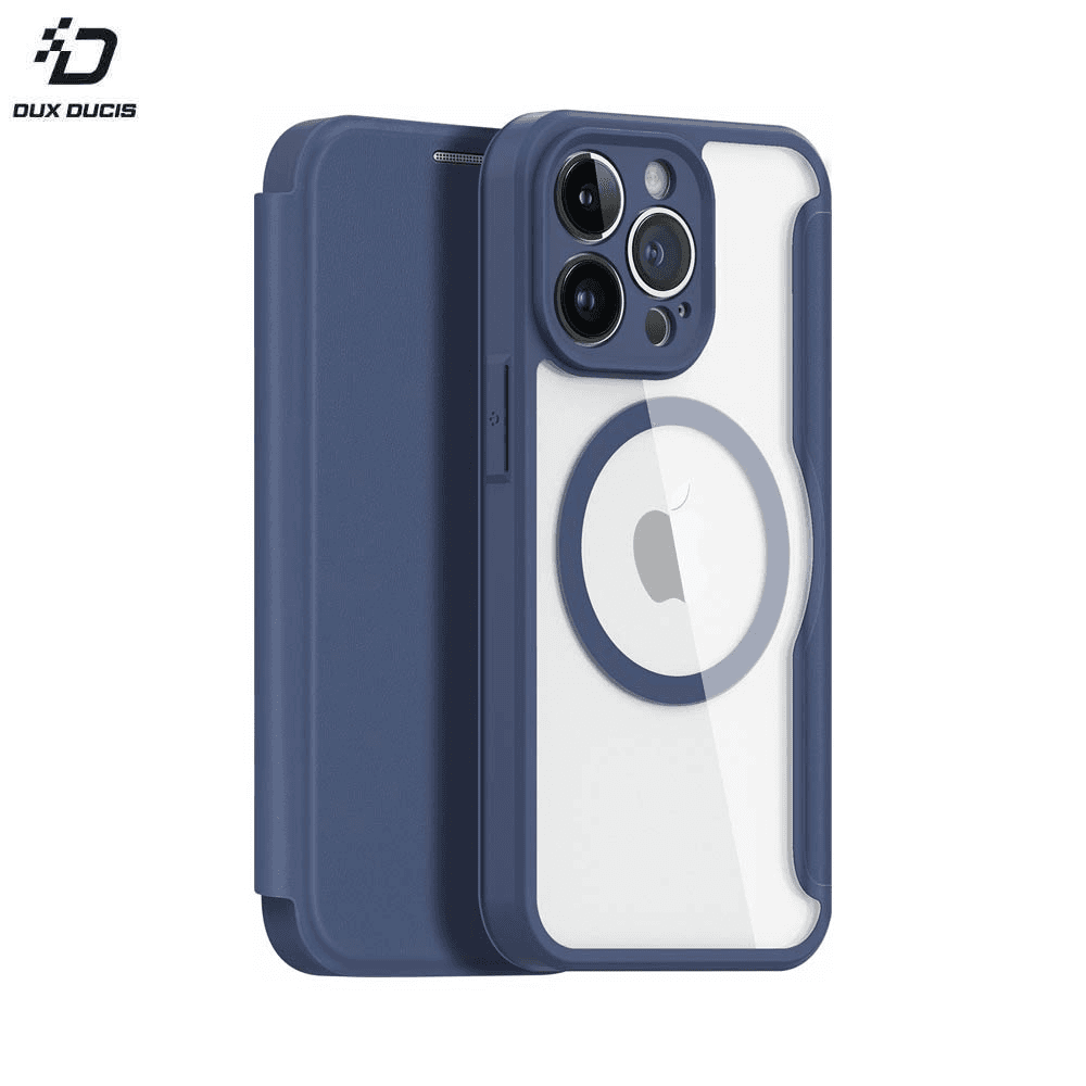 img_5628 Housse de Protection magSafe Skin X Pro Dux Ducis pour Apple iPhone 13 Pro Bleu – Image 1