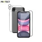 Pack de Protection Coque + Protection Lentille + Verre Trempé PROTECT pour Apple iPhone 11 Transparent