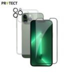 Pack de Protection Coque + Protection Lentille + Verre Trempé PROTECT pour Apple iPhone 13 Pro Transparent