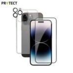 Pack de Protection Coque + Protection Lentille + Verre Trempé PROTECT pour Apple iPhone 14 Pro Max Transparent