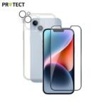 Pack de Protection Coque + Protection Lentille + Verre Trempé PROTECT pour Apple iPhone 14 Transparent