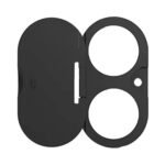 Protection Lentille avec Cache Protecteur de Caméra Apple iPhone 16/iPhone 16 Plus Noir