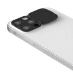 Protection Lentille avec Cache Protecteur de Caméra Apple iPhone 12 Pro Noir – Image 2