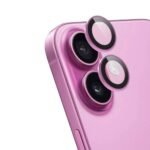Protection Lentille Apple iPhone 16/iPhone 16 Plus Rose