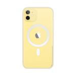 Coque Silicone MagSafe Compatible pour Apple iPhone 11 Transparent