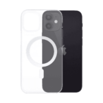 Coque Silicone MagSafe Compatible pour Apple iPhone 12 Mini Transparent