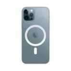 Coque Silicone MagSafe Compatible pour Apple iPhone 12/iPhone 12 Pro Transparent – Image 2