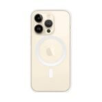 Coque Silicone MagSafe Compatible pour Apple iPhone 13 Pro Transparent – Image 2