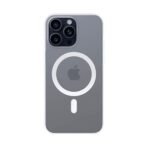 Coque Silicone MagSafe Compatible pour Apple iPhone 15 Pro Max Transparent – Image 2